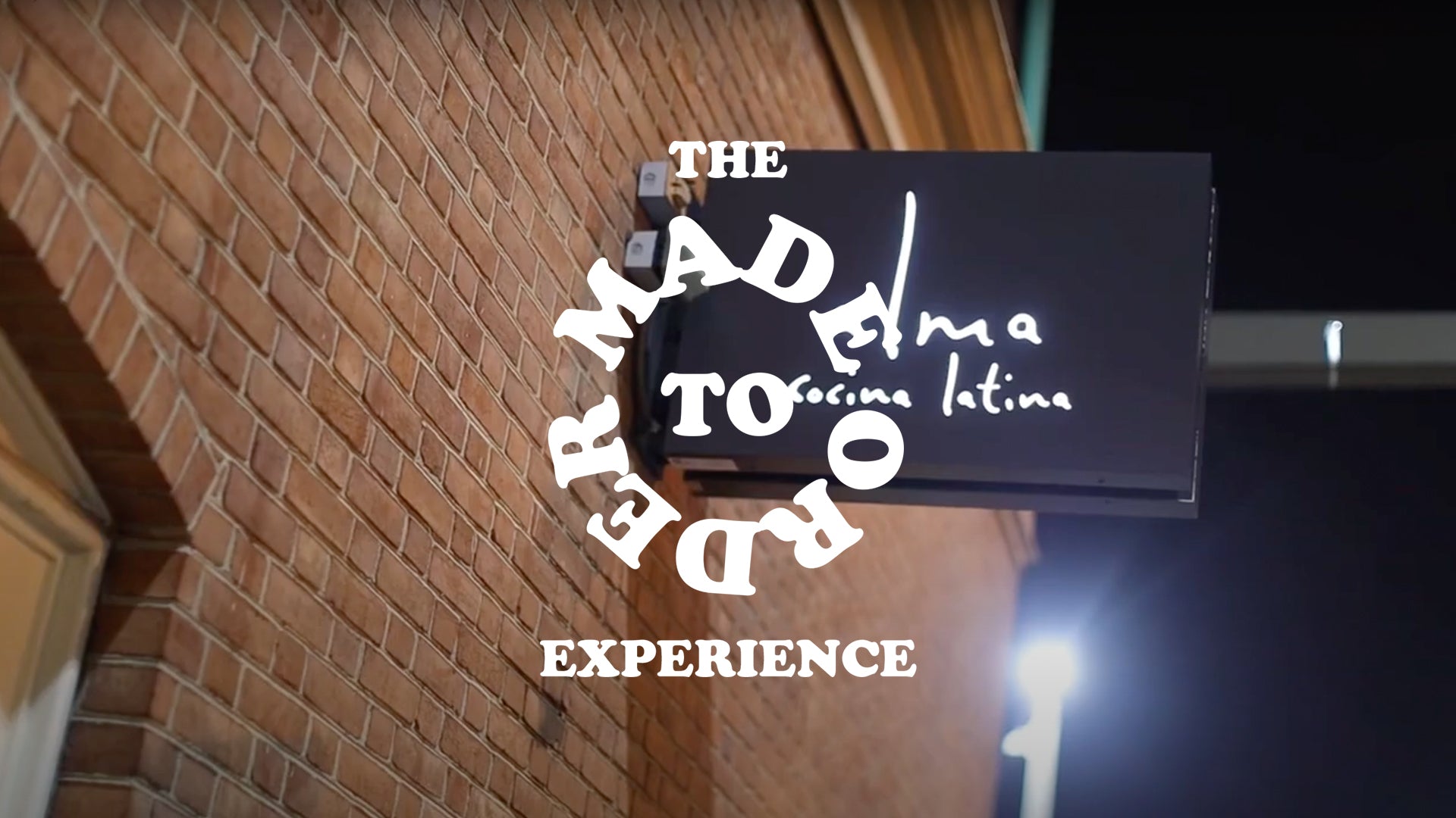 Load video: Made to Order Experience at Alma Cocina in Baltimore, MD